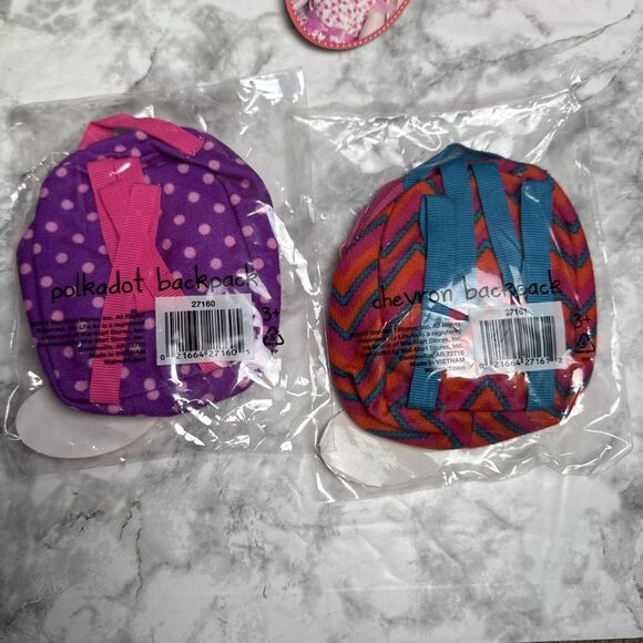 My Life As Lot Of 9 Backpack Hat Tutu 18" Doll Accessory Toy New With Tags - Picture 4 of 5